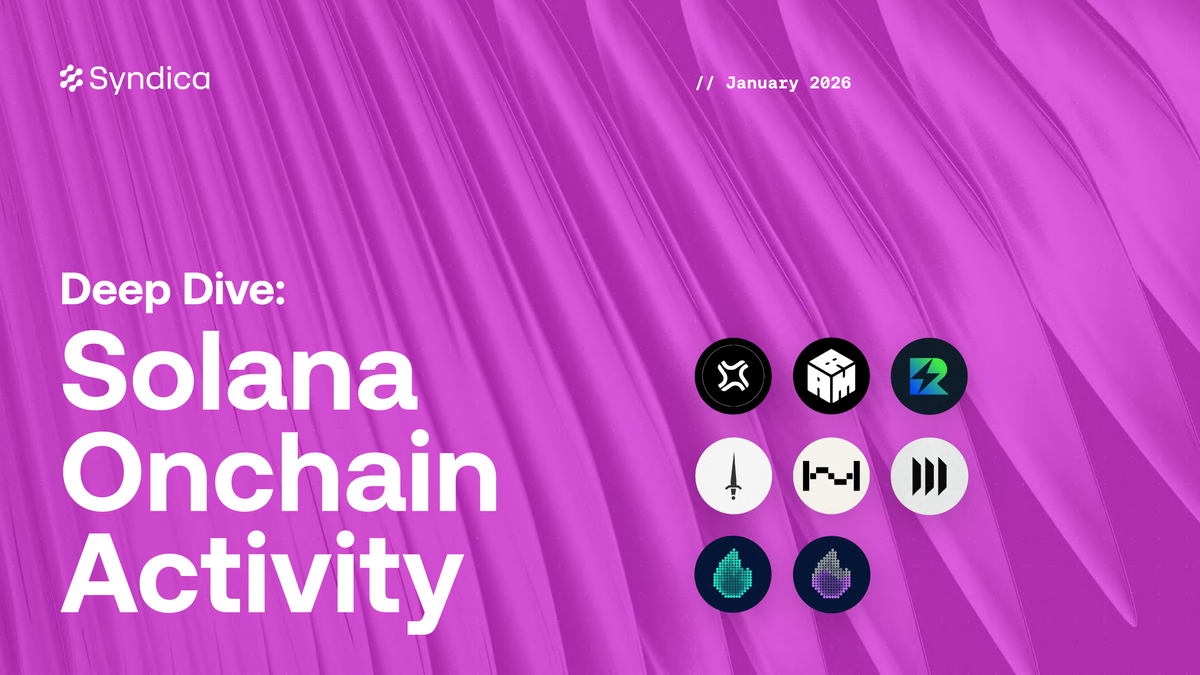 Deep Dive: Solana Onchain Activity - January 2026