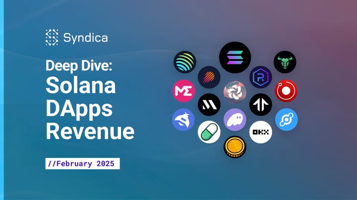 Deep Dive: Solana DApps Revenue - February 2025