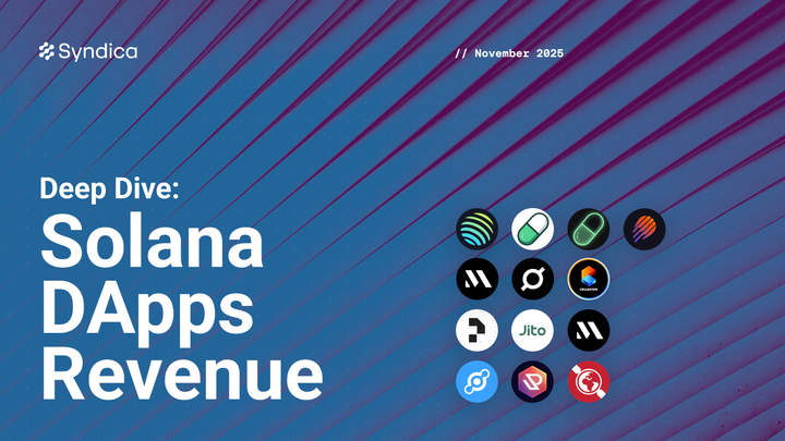 Deep Dive: Solana DApps Revenue - November 2025